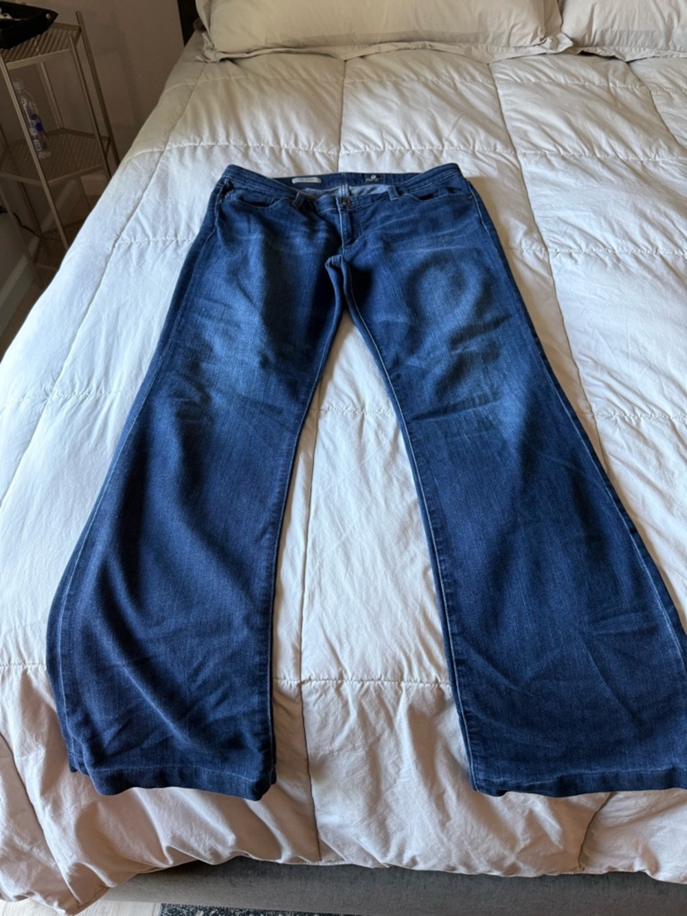 AG Dark Blue Flared Jeans